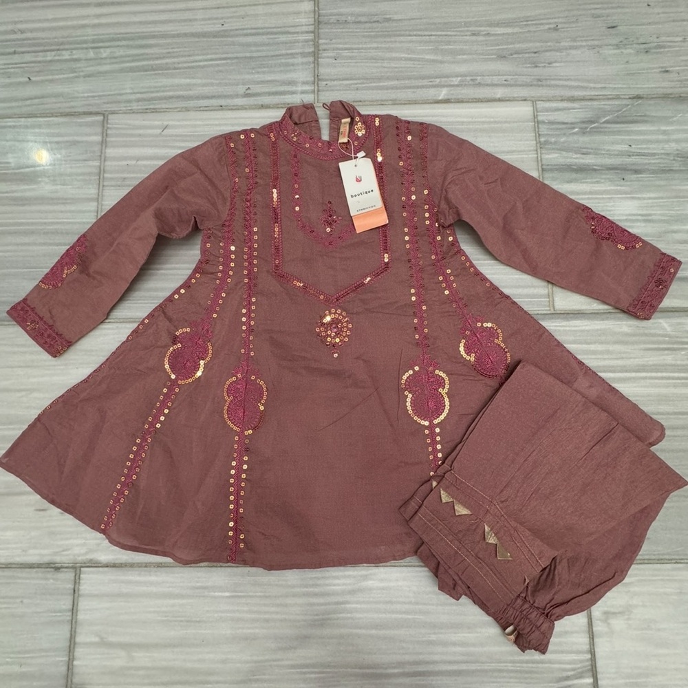 NWT Pakistani Indian Kids Matching Set Kurta shalwar